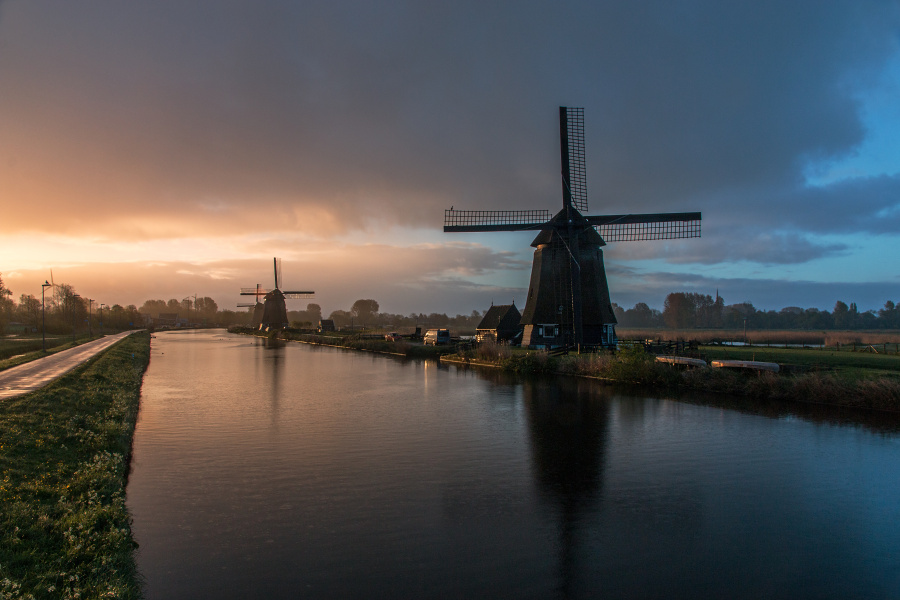 Dramatické ráno - Alkmaar