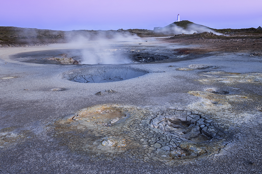 Gunnuhver - Grindavik, geotermální oblast