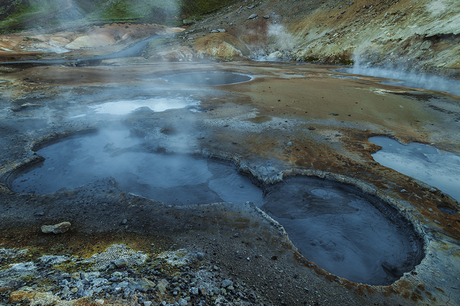 Krýsuvík - geotermální prameny